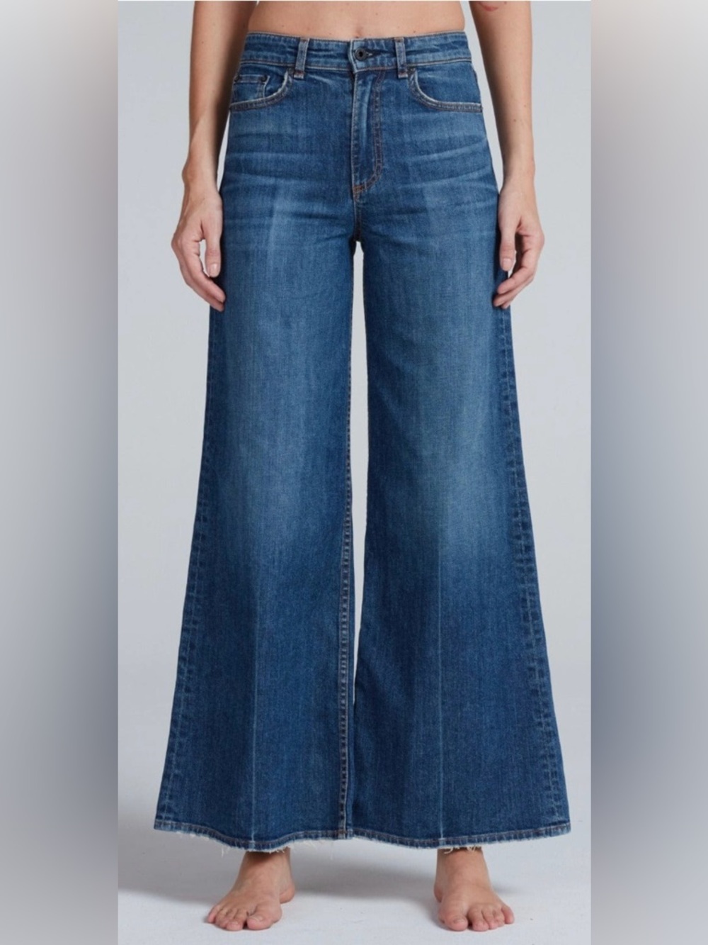 ASKK NY Wide Leg Jeans - Gunnison Wash